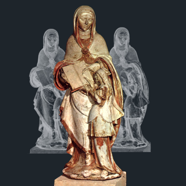 Sainte Anne - Statue provenant de l'église de Pommeraye